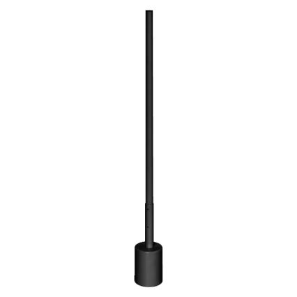 Ledvance - Candeeiro de chão LED RGBW com regulação SMART+ FLOOR LED/8W/230V 2700-6500K Wi-Fi preto + controlo remoto