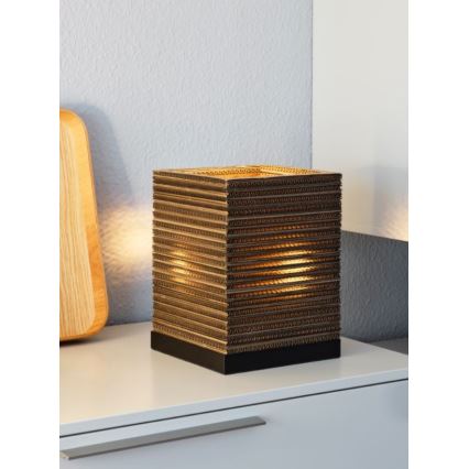 Ledvance - Candeeiro de mesa DECOR CARDBOARD 1xE27/15W/230V 20x20 cm