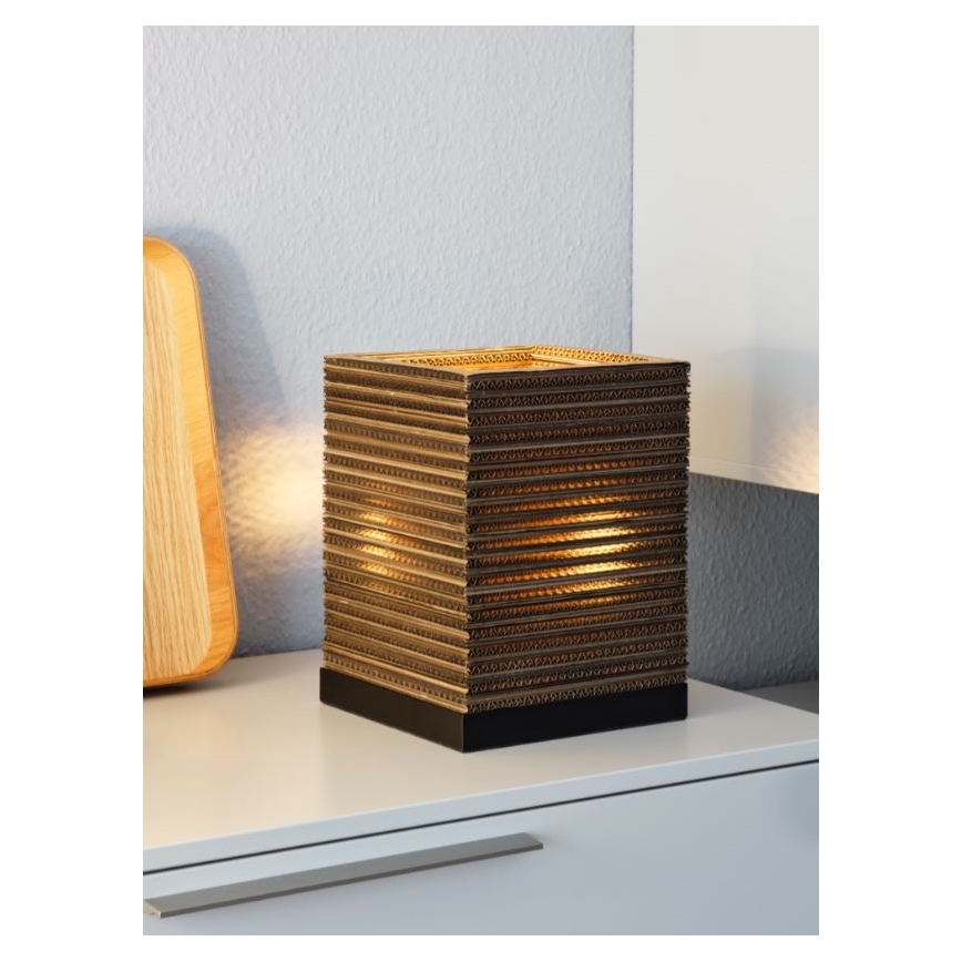 Ledvance - Candeeiro de mesa DECOR CARDBOARD 1xE27/15W/230V 20x20 cm