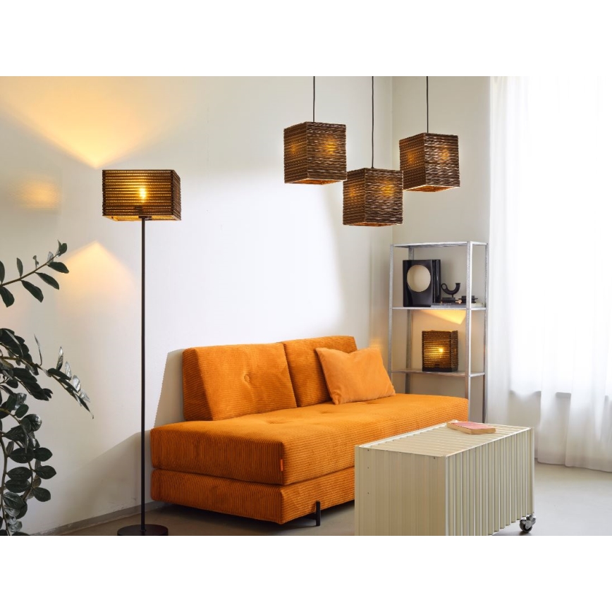 Ledvance - Candeeiro de mesa DECOR CARDBOARD 1xE27/15W/230V 20x20 cm