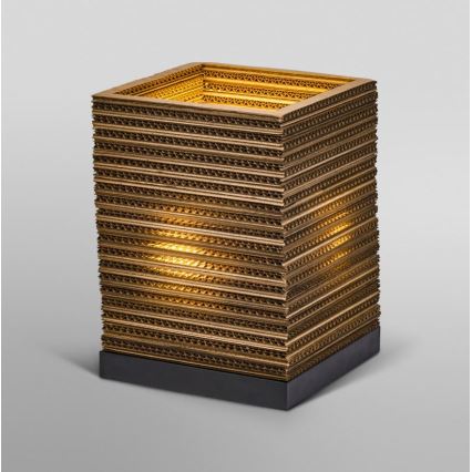 Ledvance - Candeeiro de mesa DECOR CARDBOARD 1xE27/15W/230V 20x20 cm