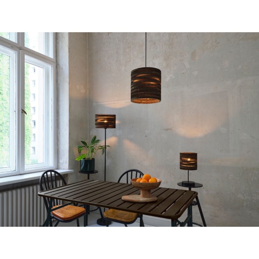 Ledvance - Candeeiro de mesa DECOR CARDBOARD 1xE27/15W/230V diâmetro 20 cm