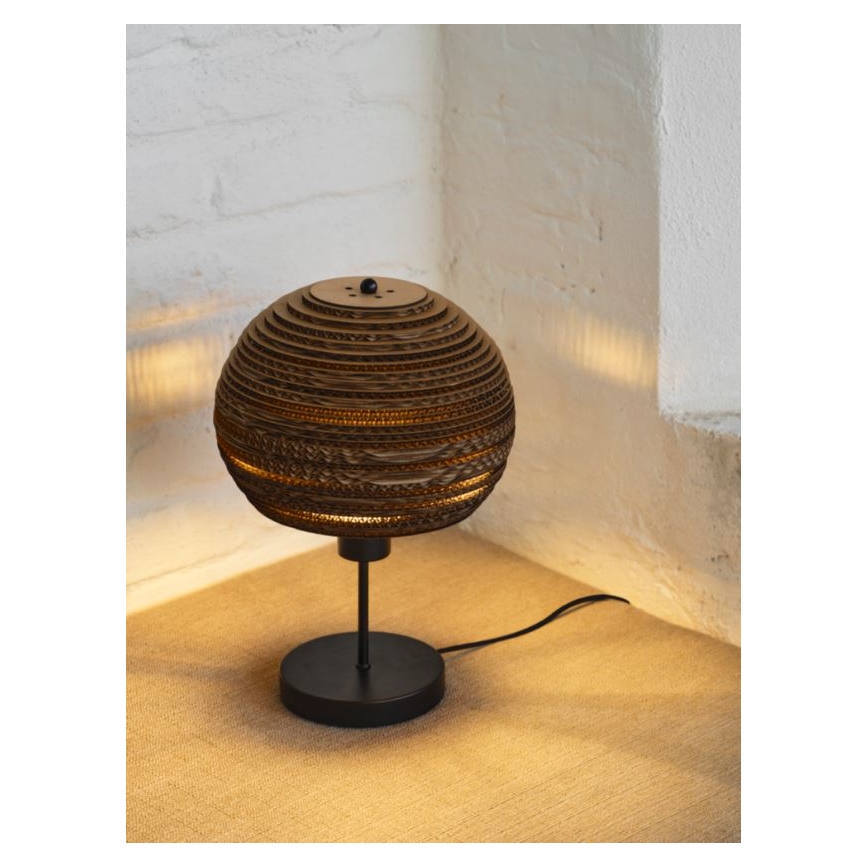 Ledvance - Candeeiro de mesa DECOR CARDBOARD 1xE27/15W/230V diâmetro 26 cm
