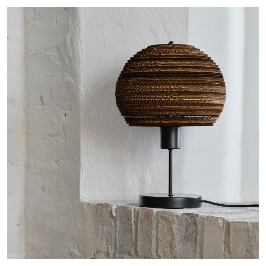 Ledvance - Candeeiro de mesa DECOR CARDBOARD 1xE27/15W/230V diâmetro 26 cm