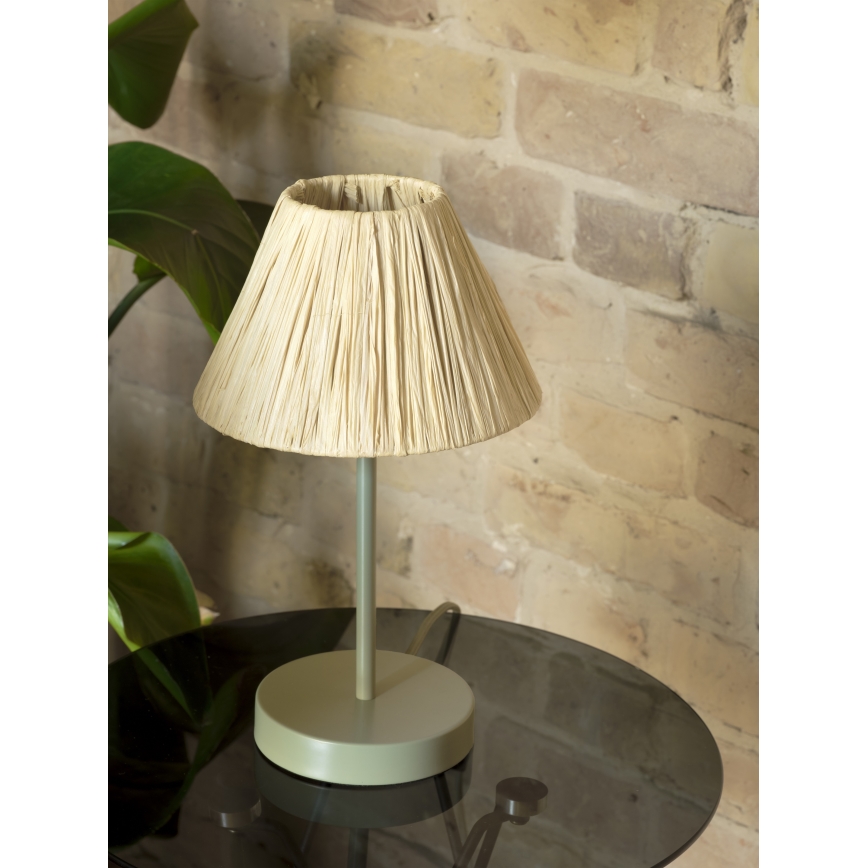 Ledvance - Candeeiro de mesa DECOR RAFFIA 1xE27/15W/230V bastão de ráfia