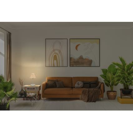 Ledvance - Candeeiro de mesa DECOR RAFFIA 1xE27/15W/230V bastão de ráfia