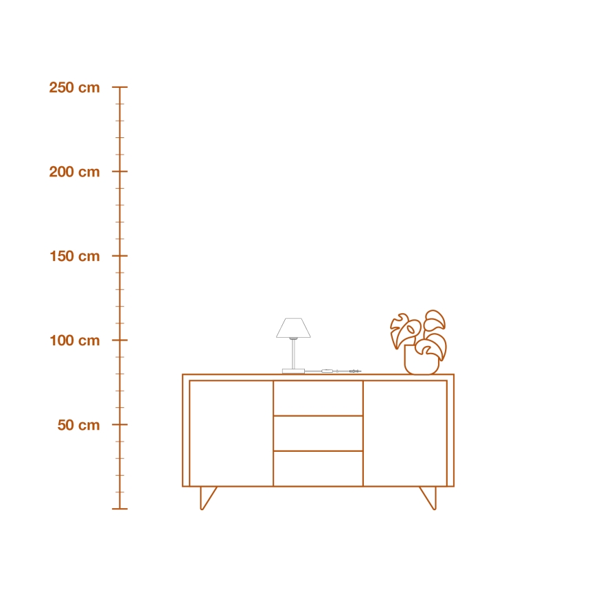 Ledvance - Candeeiro de mesa DECOR RAFFIA 1xE27/15W/230V bastão de ráfia