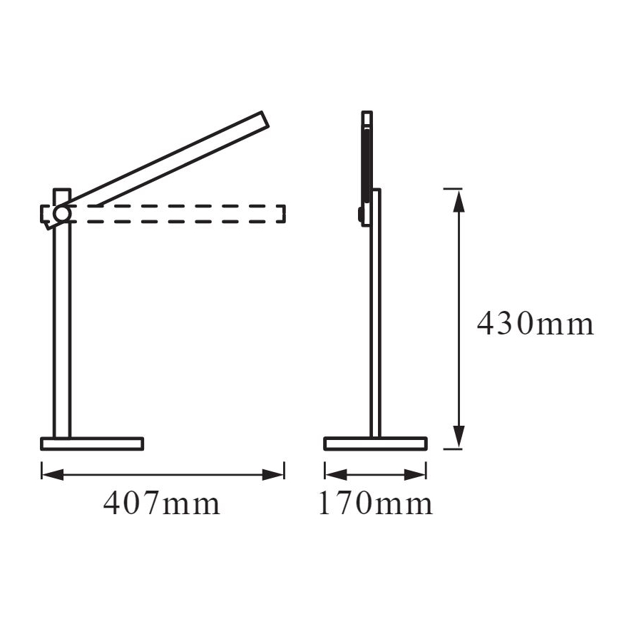 Ledvance - Candeeiro de mesa fosco LED PANAN LED/7W/230V
