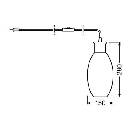 Ledvance - Candeeiro de mesa GRAPE 1xE27/40W/230V rosa