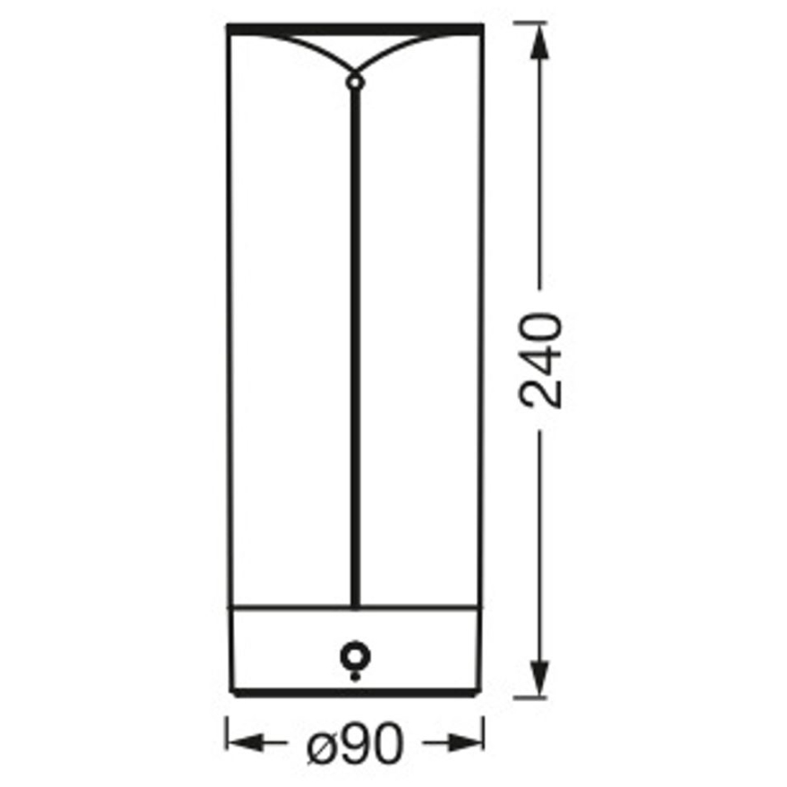 Ledvance - Candeeiro de mesa táctil LED com regulação DECOR FILAMENT LED/1,2W/5V 1000 mAh