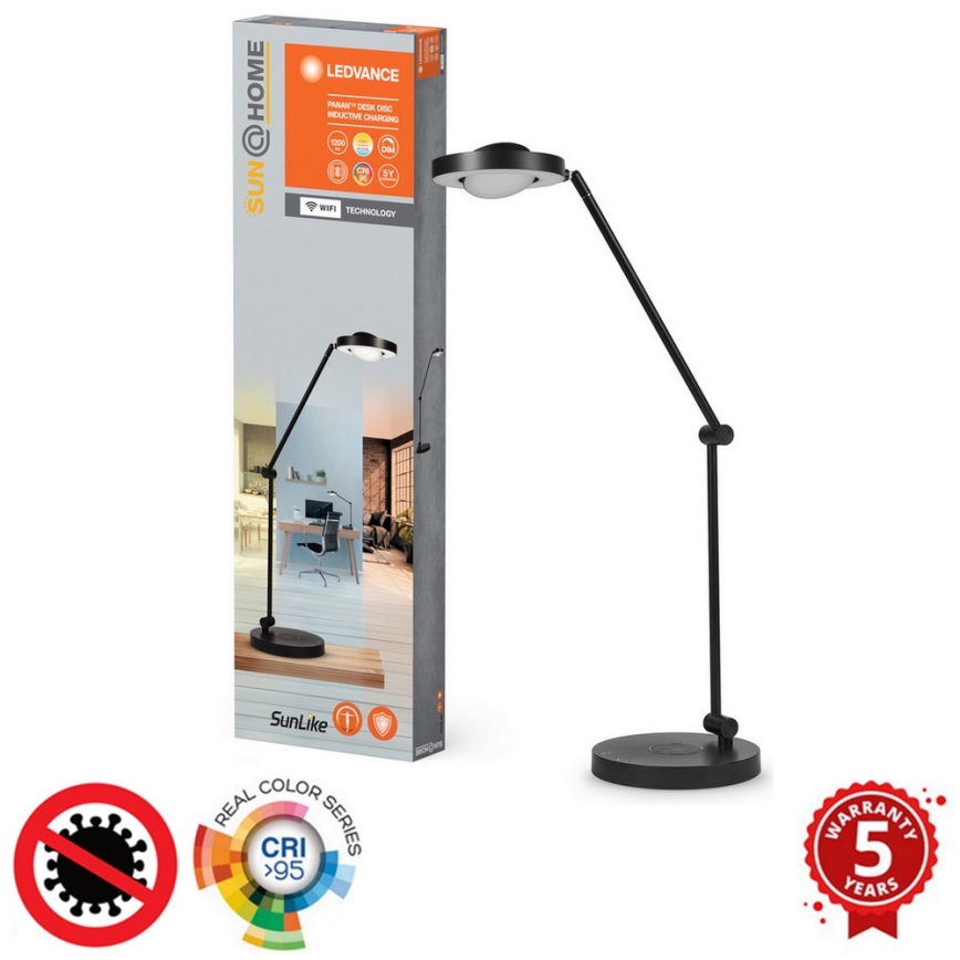 Ledvance - Candeeiro de mesa táctil LED com regulação SUN@HOME LED/20W/230V 2200-5000K CRI 95 Wi-Fi