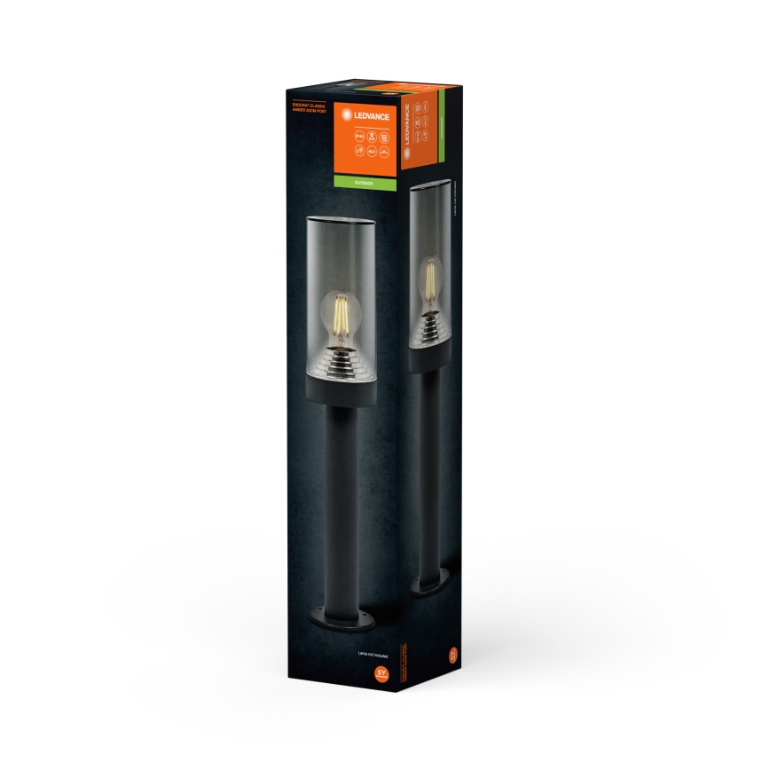 Ledvance - Candeeiro exterior AMBER 1xE27/20W/230V IP44