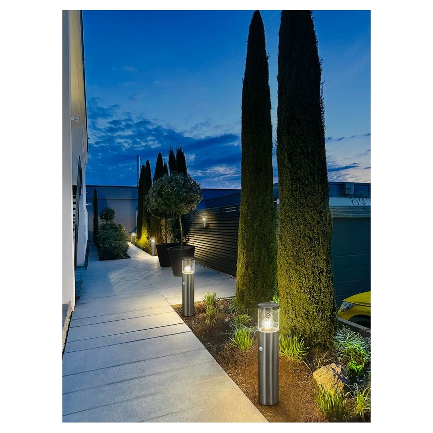 Ledvance - Candeeiro exterior com sensor EBRO 1xE27/20W/230V IP44