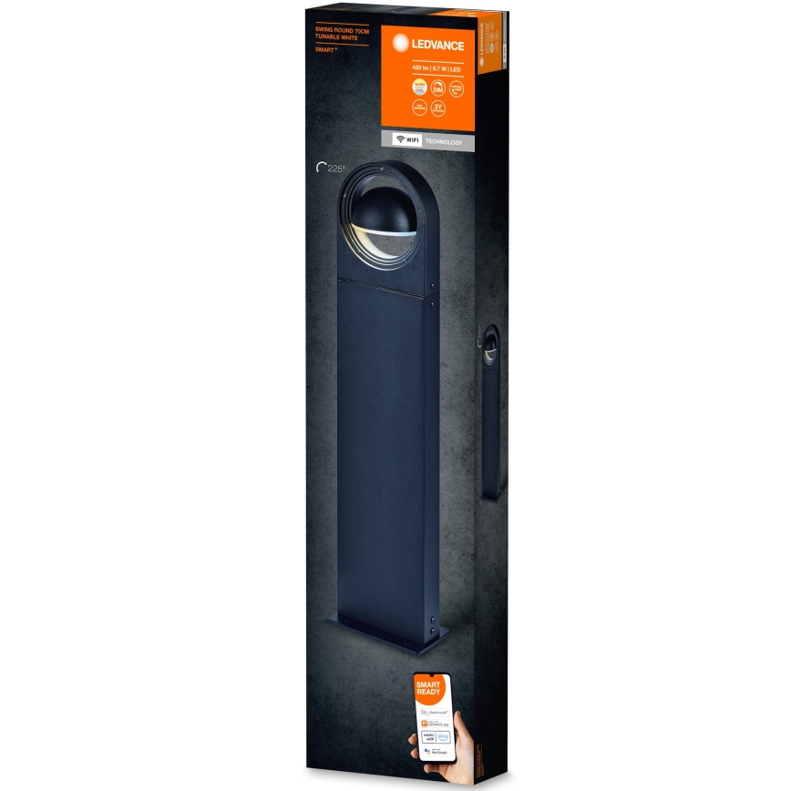 Ledvance - Candeeiro exterior LED com regulação SWING LED/6,7W/230V IP44 Wi-Fi