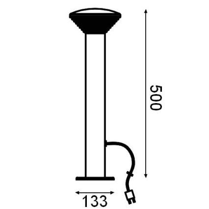 Ledvance - Candeeiro exterior LED ENDURA HYBRID OLONA LED/2W/12V IP44