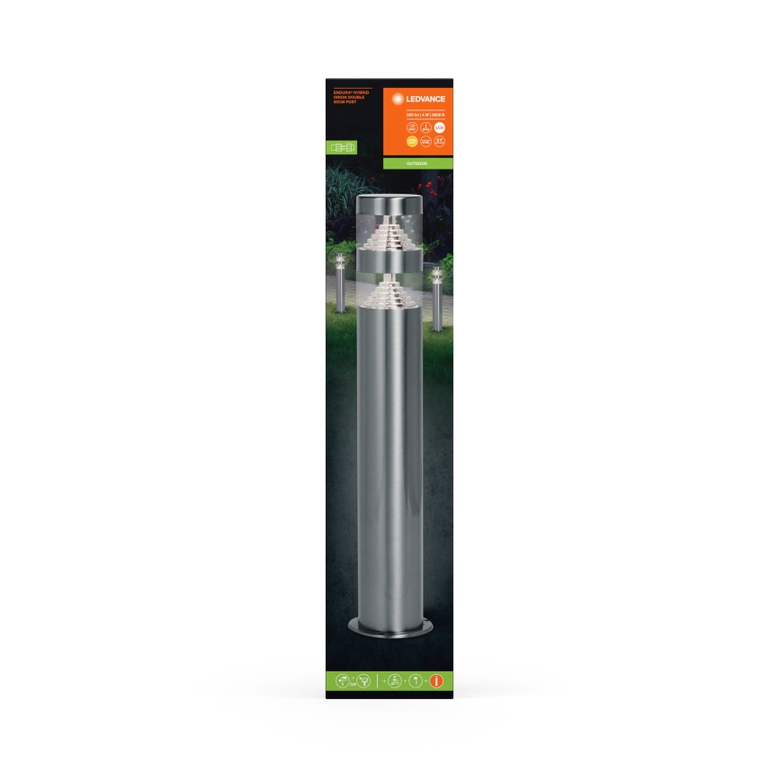 Ledvance - Candeeiro exterior LED ENDURA HYBRID ORION DOUBLE LED/4W/12V IP44