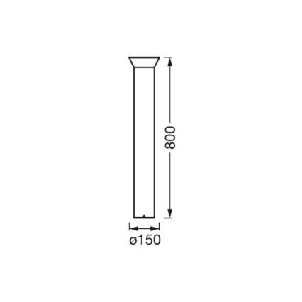 Ledvance - Candeeiro exterior LED RGBW com regulação SMART+ ECLIPSE LED/10W/230V IP44 Wi-Fi