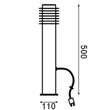 Ledvance - Candeeiro exterior LED ENDURA HYBRID RONDO LED/4W/12V IP44