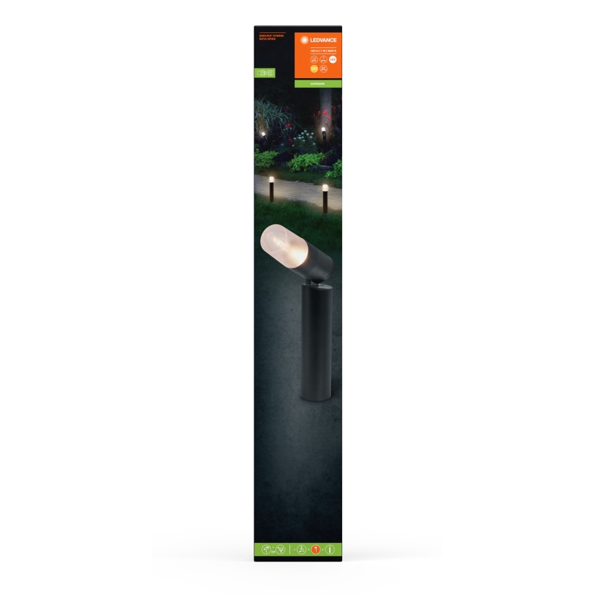Ledvance - Candeeiro exterior LED ENDURA HYBRID ROTA SPIKE LED/1W/12V IP44