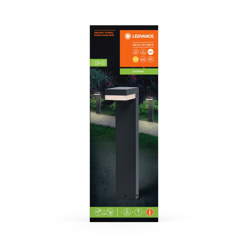 Ledvance - Candeeiro exterior LED ENDURA HYBRID VENUS LED/4W/12V IP44