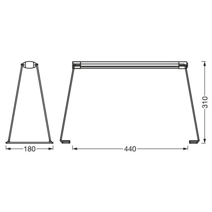 Ledvance - Candeeiro interior de planta LED GARDEN LIGHT LED/14W/230V
