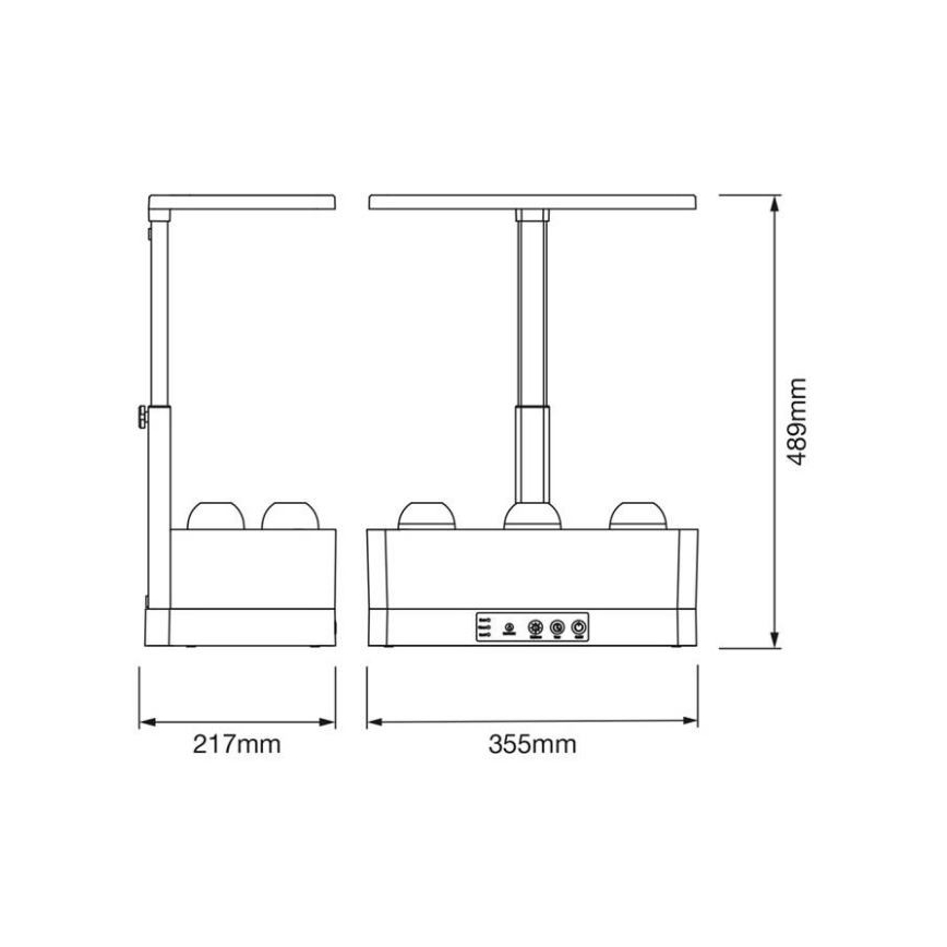 Ledvance - Candeeiro interior LED com regulação GARDEN KIT LED/24W/230V