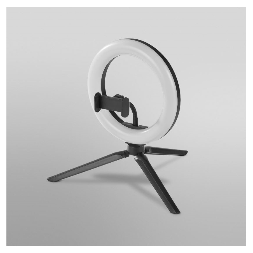 Ledvance - Candeeiro de mesa LED com regulação e suporte para vlogs LED/5,5W/USB 3000/4000/6500K