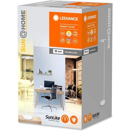 Ledvance - Candeeiro de chão LED com regulação SUN@HOME LED/36W/230V 2200-5000K CRI 95 Wi-Fi