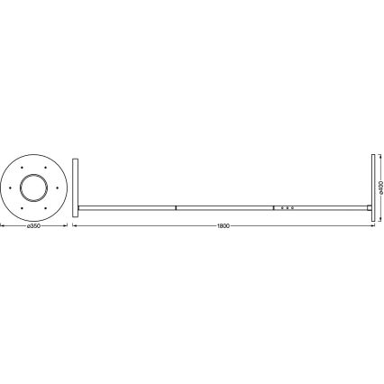 Ledvance - Candeeiro de chão LED com regulação SUN@HOME LED/36W/230V 2200-5000K CRI 95 Wi-Fi