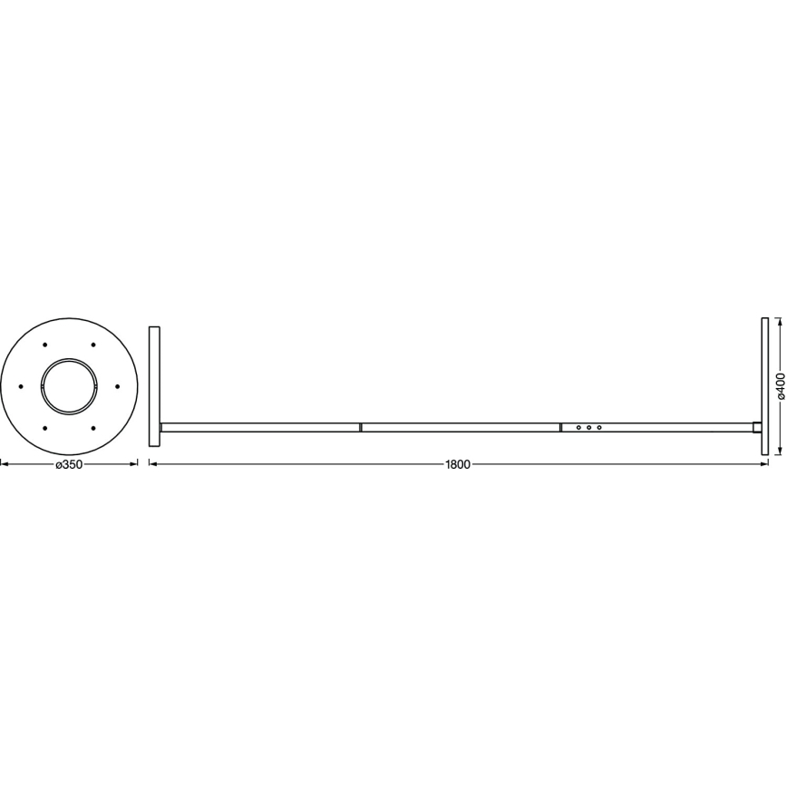 Ledvance - Candeeiro de chão LED com regulação SUN@HOME LED/36W/230V 2200-5000K CRI 95 Wi-Fi