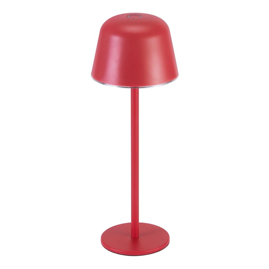Ledvance - Candeeiro LED recarregável de exterior regulável TABLE LED/2,5W/5V IP54 vermelho
