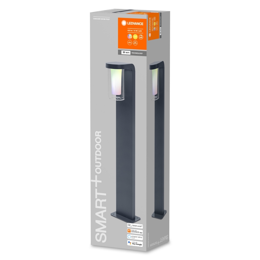 Ledvance - Candeeiro exterior LED RGBW com regulação SMART+ CASCADE LED/10W/230V Wi-Fi IP44