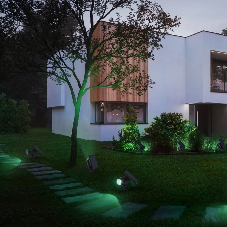 Ledvance - Candeeiro solar LED RGBW com regulação SMART+ SOLAR LED/0,6W/3,7V 2000 mAh 3000-6500K IP44