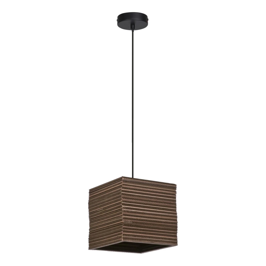 Ledvance - Candeeiro suspenso DECOR CARDBOARD 1xE27/15W/230V 25x25 cm