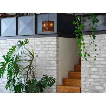 Ledvance - Candeeiro suspenso DECOR CARDBOARD 1xE27/15W/230V 25x25 cm