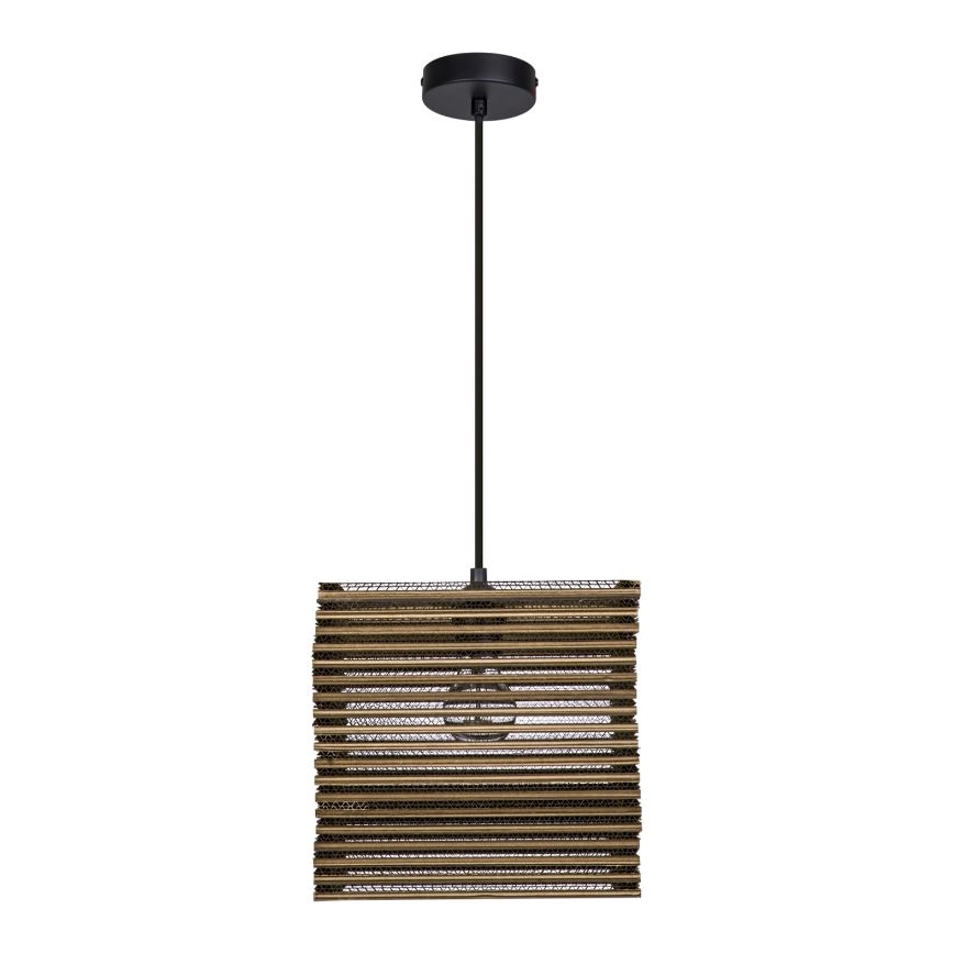 Ledvance - Candeeiro suspenso DECOR CARDBOARD 1xE27/15W/230V 25x25 cm