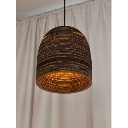 Ledvance - Candeeiro suspenso DECOR CARDBOARD 1xE27/15W/230V diâmetro 25 cm