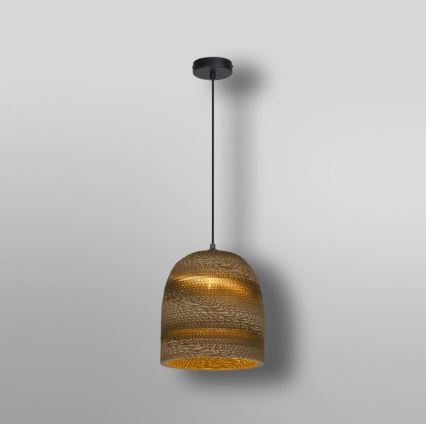 Ledvance - Candeeiro suspenso DECOR CARDBOARD 1xE27/15W/230V diâmetro 25 cm
