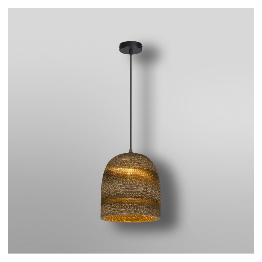 Ledvance - Candeeiro suspenso DECOR CARDBOARD 1xE27/15W/230V diâmetro 25 cm
