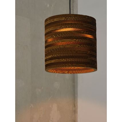 Ledvance - Candeeiro suspenso DECOR CARDBOARD 1xE27/15W/230V diâmetro 25 cm