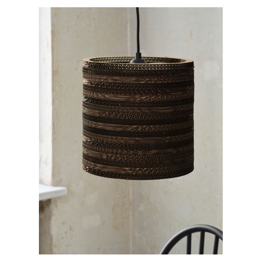 Ledvance - Candeeiro suspenso DECOR CARDBOARD 1xE27/15W/230V diâmetro 25 cm