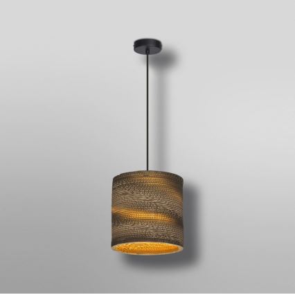Ledvance - Candeeiro suspenso DECOR CARDBOARD 1xE27/15W/230V diâmetro 25 cm