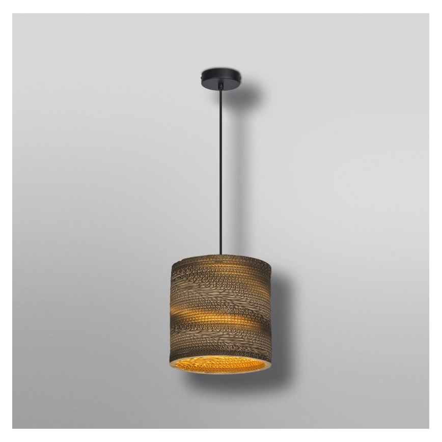 Ledvance - Candeeiro suspenso DECOR CARDBOARD 1xE27/15W/230V diâmetro 25 cm