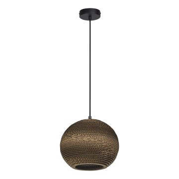 Ledvance - Candeeiro suspenso DECOR CARDBOARD 1xE27/15W/230V diâmetro 26 cm