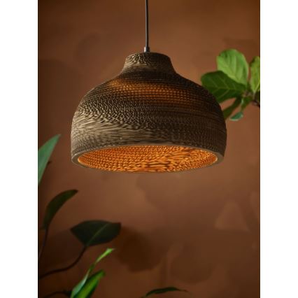 Ledvance - Candeeiro suspenso DECOR CARDBOARD 1xE27/15W/230V diâmetro 36 cm