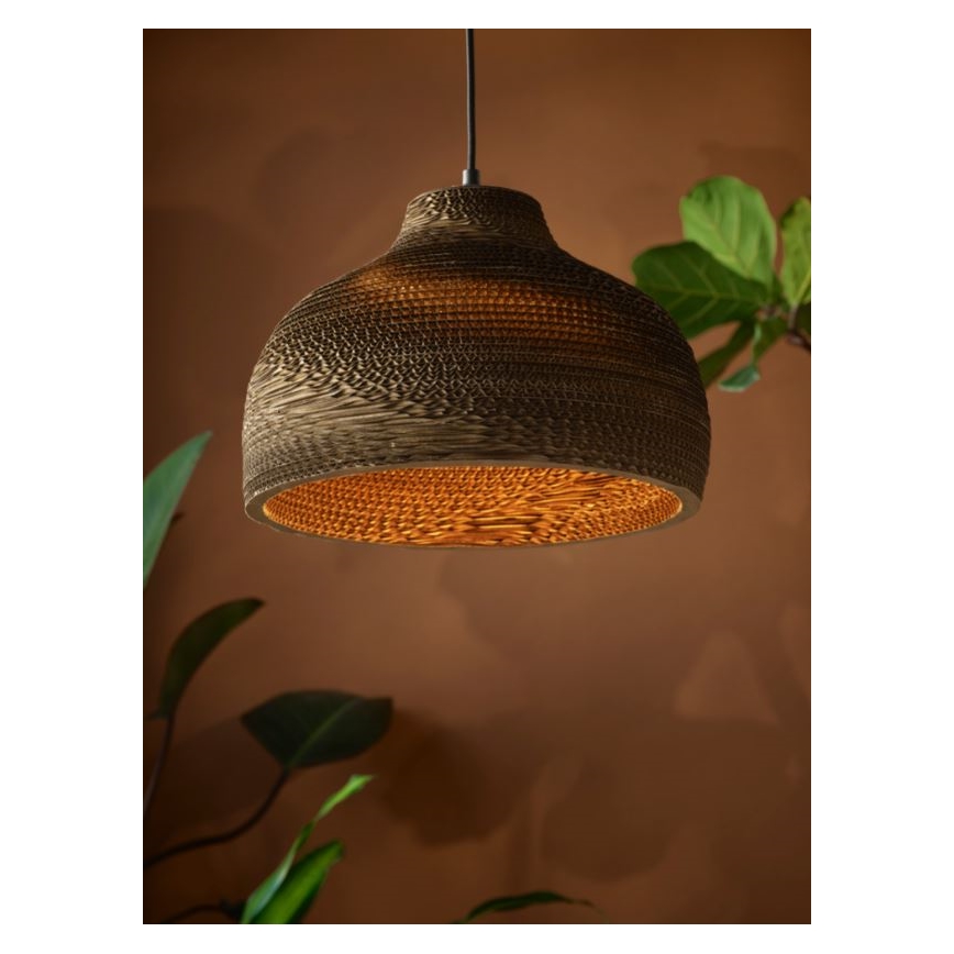 Ledvance - Candeeiro suspenso DECOR CARDBOARD 1xE27/15W/230V diâmetro 36 cm