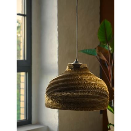Ledvance - Candeeiro suspenso DECOR CARDBOARD 1xE27/15W/230V diâmetro 36 cm