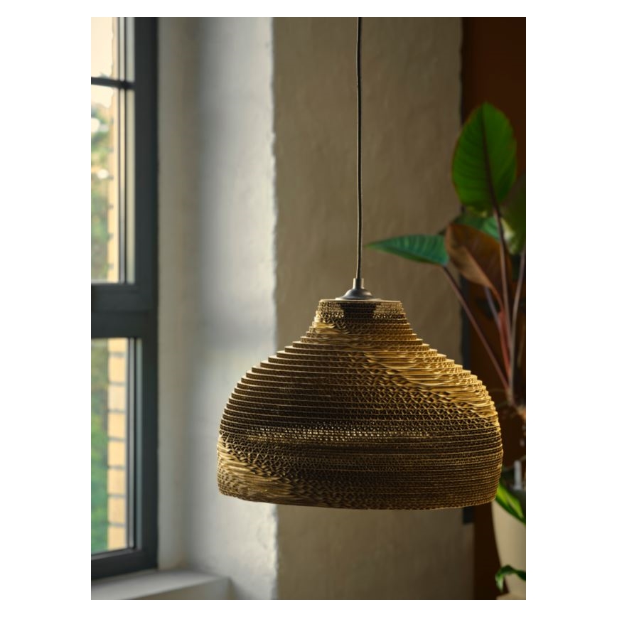Ledvance - Candeeiro suspenso DECOR CARDBOARD 1xE27/15W/230V diâmetro 36 cm