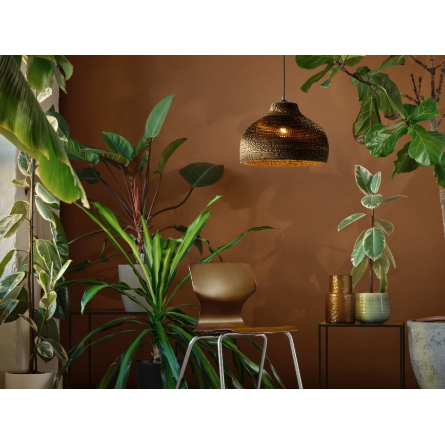 Ledvance - Candeeiro suspenso DECOR CARDBOARD 1xE27/15W/230V diâmetro 36 cm