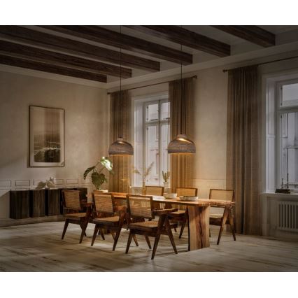 Ledvance - Candeeiro suspenso DECOR CARDBOARD 1xE27/15W/230V diâmetro 36 cm
